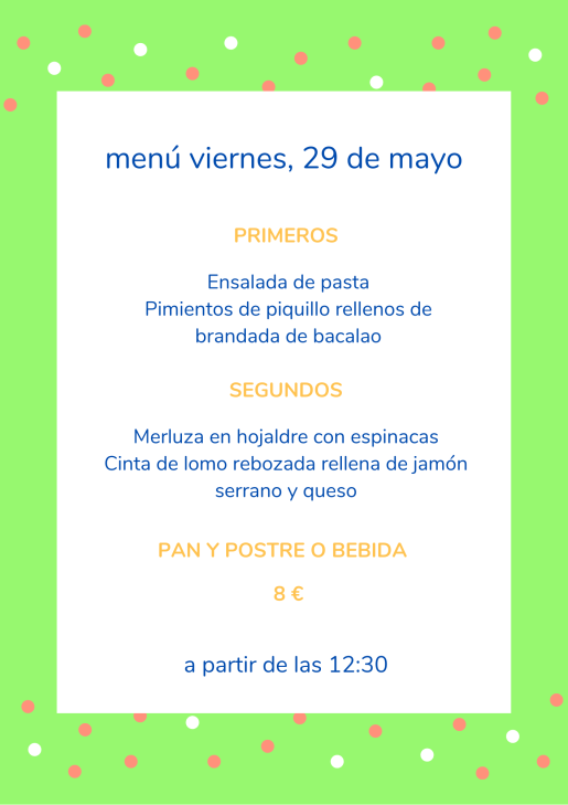 Green and White Plants Valentine's Day Food and Drink Menu (1)