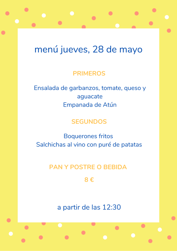 Green and White Plants Valentine's Day Food and Drink Menu